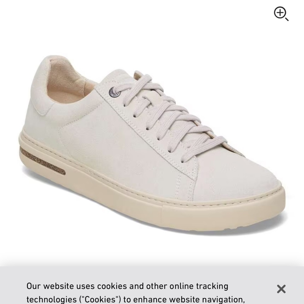 Birkenstock Brand new never worn white Bend Low sneakers size 38 regular